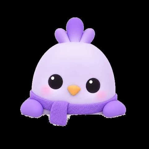 Pip, the PipScene bird, peeking over the prompt